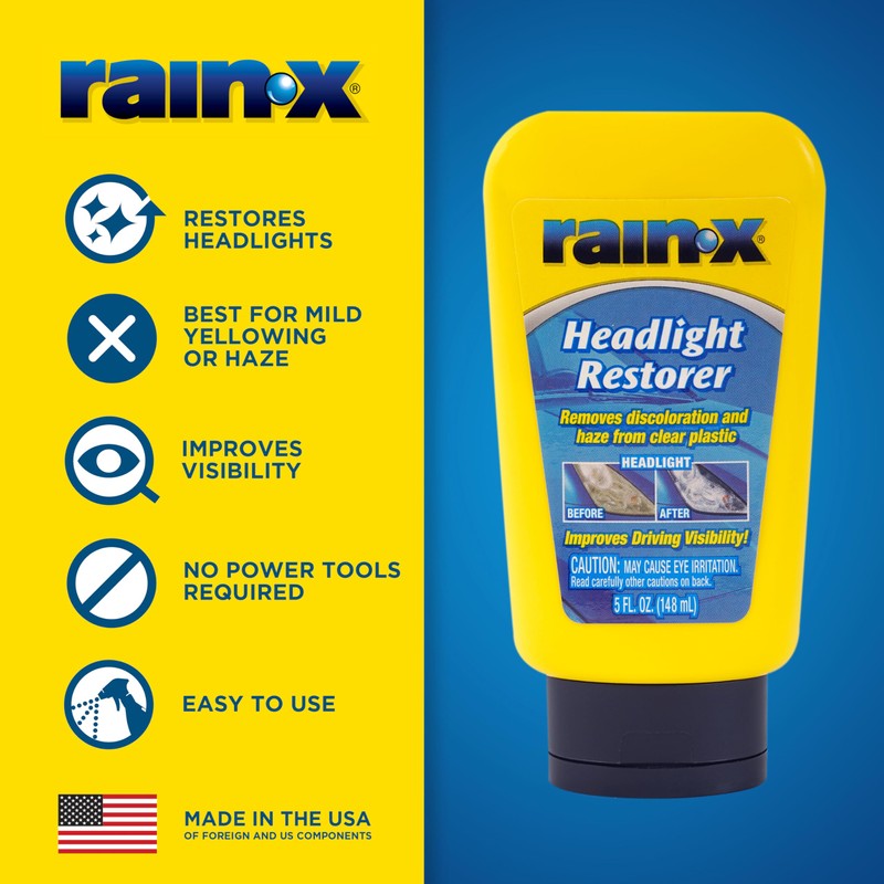 Rain-X 800001810 Headlight Restorer - 5 fl oz.