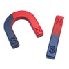 Set of 2 Educational Magnets - Horseshoe and Linear -