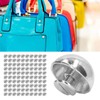 100 Set Round Head Stud 15mm Plated Alloy High Hardness