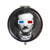 Edgar Allan Poe Compact Mirror 3D Glasses Pop Surrealism Goth