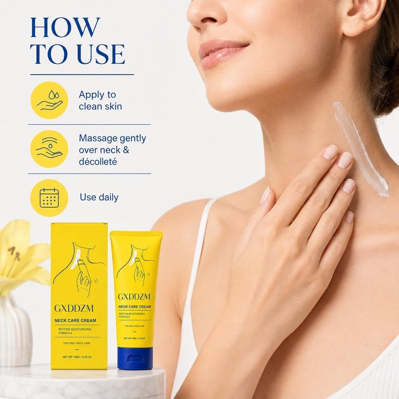 Crema para Cuello, Hidratante con Péptidos, 150 g / 5.29