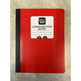 Pen + Gear Composition Notebook Pen + Gear 100 Wide Ruled Sheets Red