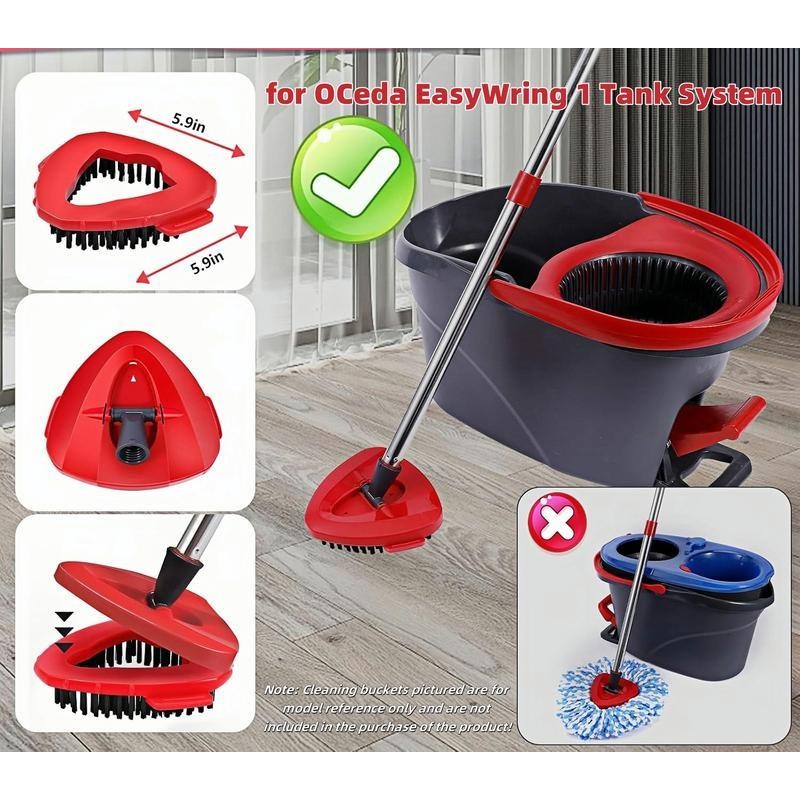 Spin Mop Head and Brush Replacement Compatible with O Cedar