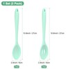 M METERXITY 2-Pack Silicone Spoons for Cooking, 10.6" Mixing Nonstick