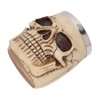 Barber Scissors Holder Skull Shape Stainless Steel Resin Removable Stylish