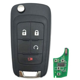 Replacement Key Fob fit for Chevy Camaro Cruze 2010-2017 Equinox 2012-2017 Sonic 2015-2017 Trax GMC 2010-2017 Terrain Keyless Entry Remote Key Fob