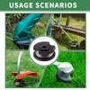 Fogbush Strimmer Wire Replacement, 4Pcs Strimmer Spool Compatible with Bosch