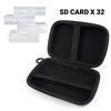 Micscrew 32 Slot Light Gray Portable SD Card Holder with