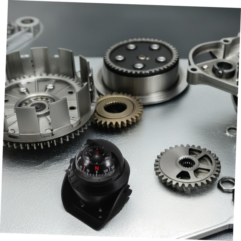 BUGUUYO Dashboard Compass with LED Night Navigation Light and Shockproof