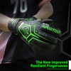 Sportout Goalie Gloves, Goalkeeper Gloves with Finger Protection, Soccer Gloves,