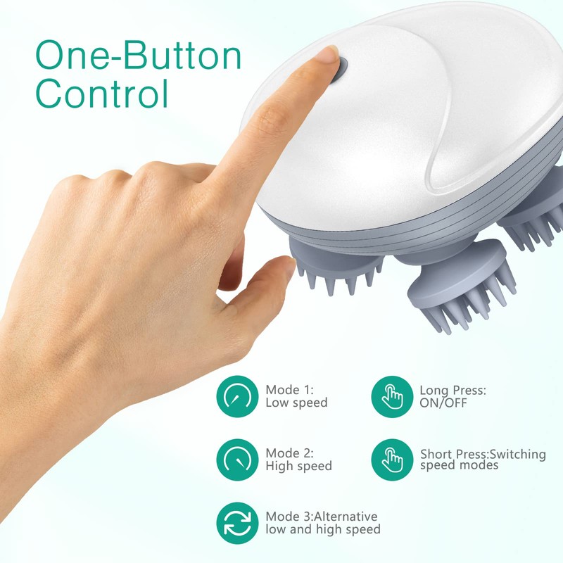 ORIA Handheld Pet Massager for Dog and Cat, Electric Cordless