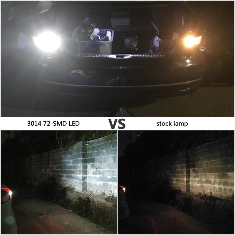PHINLION 2000 Lumens 7506 1156 LED White Bulbs Super Bright