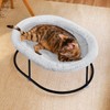 Zoratoo Elevated Cat Hammock Bed for Indoor Cats, Fluffy Warm