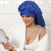 Coubeau Long Satin Bonnet Sleep Cap - Silk Hood for