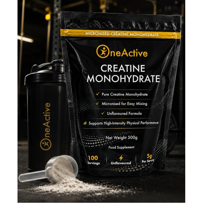 Creatine Monohydrate Powder 500g – 100 Servings – 100% Pure