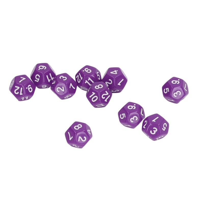 40Pcs 12 Sided Dice Set Polyhedral Dice for Family Party