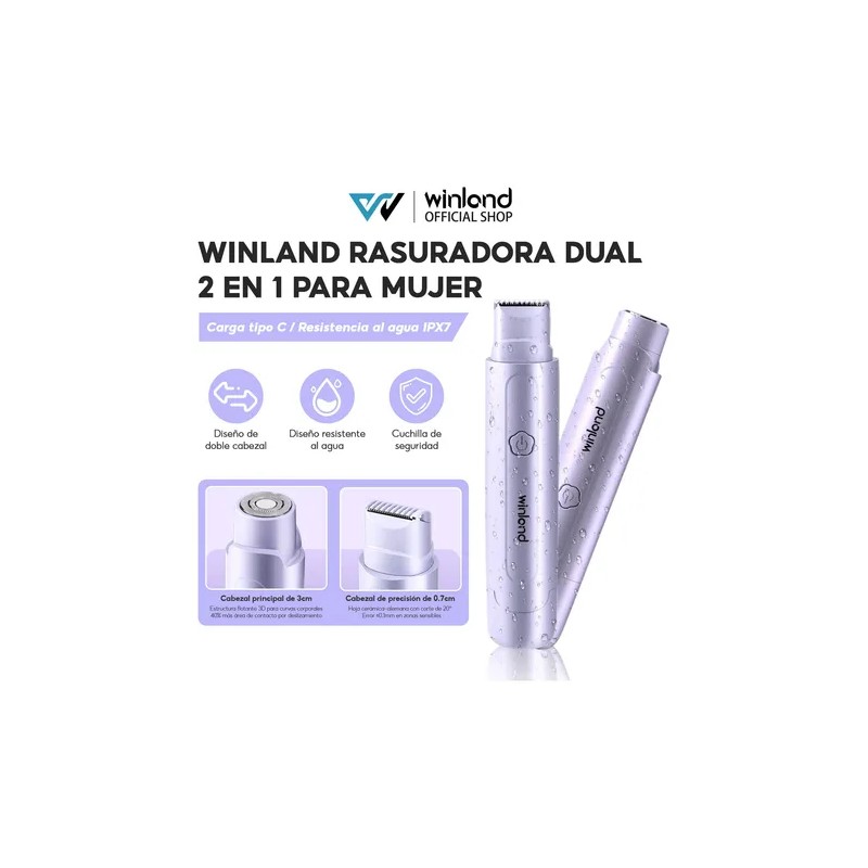 Maquinilla De Bikini Eléctrica Para Mujer Recortador 2in1