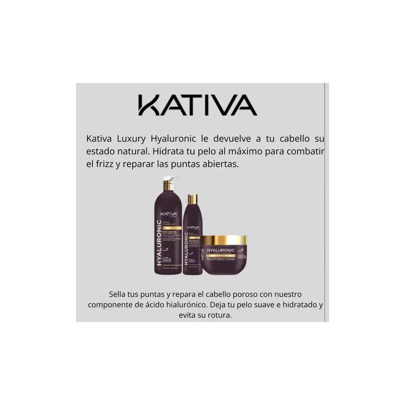 Kativa Hyaluronic Acondicionador Hidratación Profunda