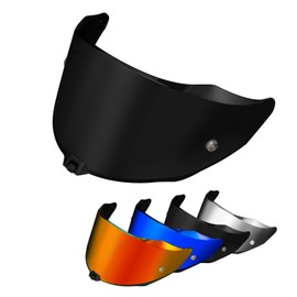 PSLER R2R Helmet Tinted Visor R2R Pinlock-Ready Face Shield Replacement for KYT R2R,Black