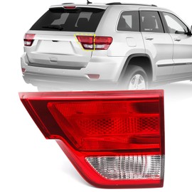 Huray Right Inner Taillight Compatible with Jeep Grand Cherokee 2011-2013 Passenger Side Tail Light Lamp Assembly Replacement for CH2803101