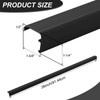 Briwooody 2 Packs Residential Threshold Cap 36'' Traditional Fixed Vinyl