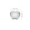 BIUDECO Stainless Steel Gua Sha Tool Ergonomic Apple Shape Facial
