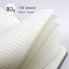 WETLOTE Soft Cover Leather Journal Notebook A5 Lined 212 Pages