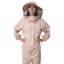 Frankie Bee's Professional Protective Beekeeping Suit Gear for Women and Men 100% Natural Cotton Breathable Outfit for Backyard Bee Keeper