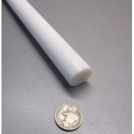 Unbranded Teflon PTFE Virgin White Rods 3/4" - .750" Dia. x 12" Long,  2 pcs, 2 FT Total