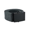 UPGRADE 3STYLE Military Type Sliding Belt Black Grey 2-4cm 148cm,