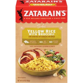 Zatarain's Yellow Rice With Broccoli, 6.9 oz (Case of 12)