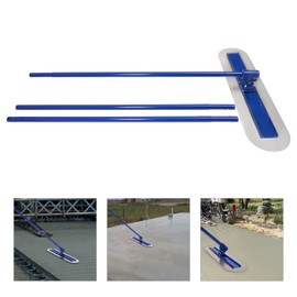Bull Float Concrete Float 47 x 12", Concrete Finishing Trowel Float Kit With 3 Float Handles For Cement Surface Finishing and Smoothing (No Connector)