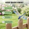 12pcs Dragonfly Clips for Bugs Repellent - 3D Dragonfly Clips