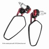 Elegant Rearview Mirrors and Motorcycles, Adjustable Optical Glass Mirrors to