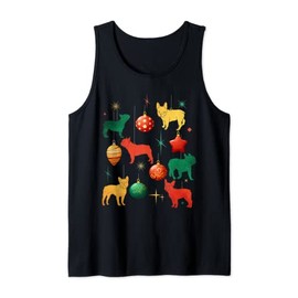 French Bulldog Retriever Christmas Tree Decoration Ornament Tank Top