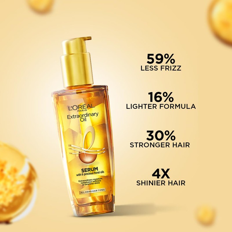 L'Oreal Paris Extraordinary Oil Hair Serum for Women and Men,