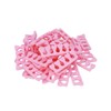 BIUDECO 120pcs Pink Foam Nail Toe Separators for Easy Manicure