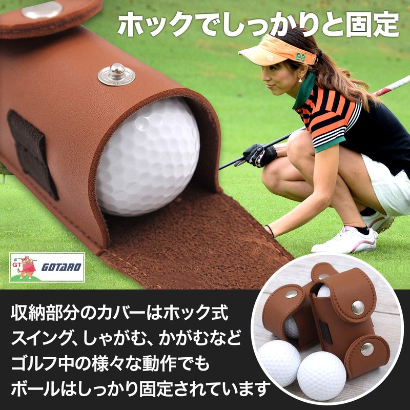 GOTARO Golf Ball Case Ball Holder Ball Pouch Golf Accessories