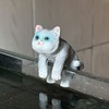 JARPSIRY 3 Pcs Resin Hanging Cat Figurines Planter Pot Hanger