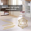 LAVMHAB Round Brass Rod 1mm x 250mm, 10 Pcs
