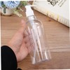 Outanaya 5pcs Refillable Pump Bottles Liquid Dispenser for Shampoo Lotion