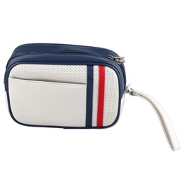 PU Leather Golf Ball Pouch Bag Tee Holder Handbag Storage Case Golf Training Accessories