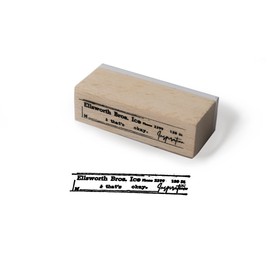 English Letter Collage Wooden Stamp Antique Stylish Retro Rubber Scrapbooking Collage Journaling Hanko (TypeA)