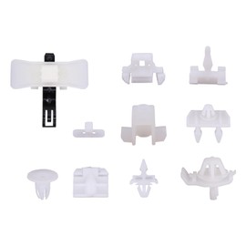 Planking Brackets Mounting Clips Side Strips Clips Trim Retaining Clip Metal Clamp Door Mudguard Metal Clamp Side Trim Holder Repair Kit for W124 S124