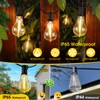 Larkvue 100FT Outdoor String Lights, LED Patio Lights with 42