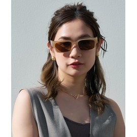 Zofu Wellington Sunglasses | COLOR SUNGLASSES | Unisex Y2K UV Protection UV Protection Stylish Women's Men's 56 □ 19-142, brown (beige)