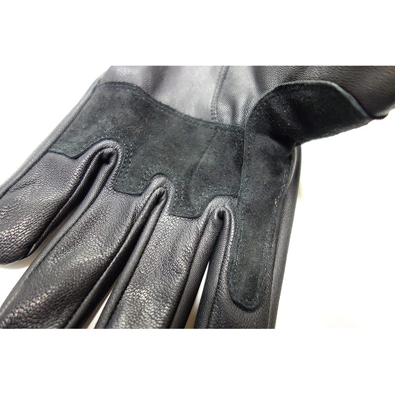 Motofield G-272 Bone Leather Gloves, Bone (Skull) Design (Smartphone Touch