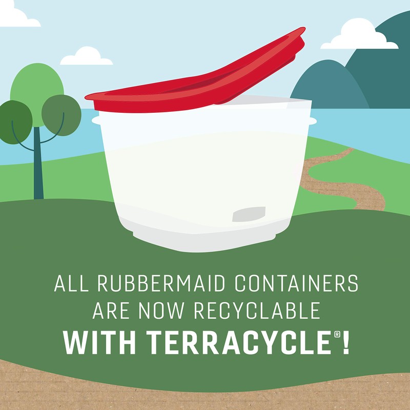 Rubbermaid 38-Piece Food Storage Containers with Snap Bases for Easy