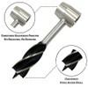 Hand Auger Drill Bit Carbon Steel Survival Settlers Tools Manual