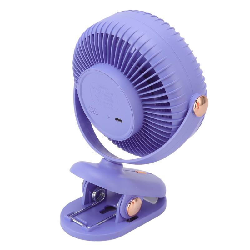 Desk Clip On Fan 3 Wind Speed Safe Design Compact